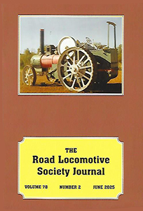 Image of the front cover of the Road Locomotive Society Journal Volume 78 Number 2 the Illustration on the front cover is of Burrell Road locomotive No. 1498 in the 1970s.